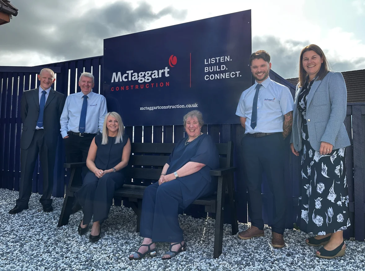 Two Decades of Dedication: McTaggart Construction Celebrates Four Long-Serving Members of Staff